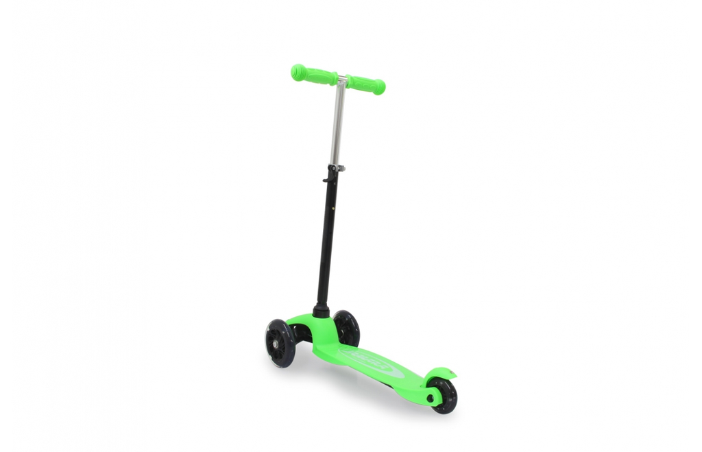 JAMARA KickLight Scooter grün - Kinder - Dreiradroller - Schwarz - Grün - Beide Geschlechter - Asphalt - 50 kg