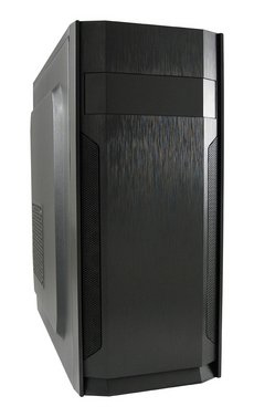 LC-Power 7036B - Midi Tower - PC - Schwarz - ATX - micro ATX - Mini-ITX - Metall - Kunststoff - 14,5 cm