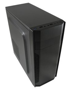 LC-Power 7036B - Midi Tower - PC - Schwarz - ATX - micro ATX - Mini-ITX - Metall - Kunststoff - 14,5 cm