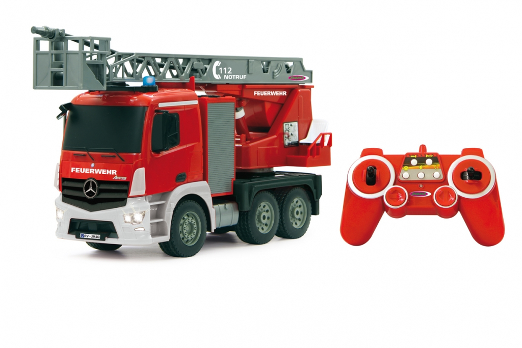 JAMARA Feuerwehr Drehl Mercedes Antos - Alkali - 2 x AA - 130 mm - 220 mm - 38 cm - 1,4 kg