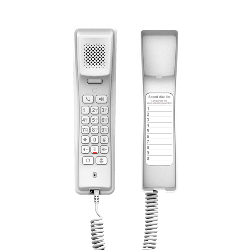 Fanvil H2U-W - IP-Telefon - Weiß - Kabelgebundenes Mobilteil - Tisch/Wand - Im Band - Out-of band - SIP-Info - 2 Zeilen