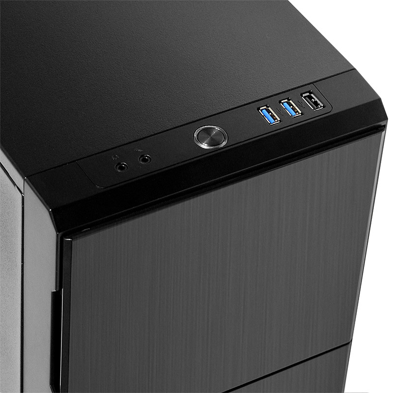 Nanoxia Deep Silence 3 Anthracite - Midi Tower - PC - Kunststoff - Stahl - Anthrazit - ATX,Micro ATX,Mini-ATX - 16,5 cm