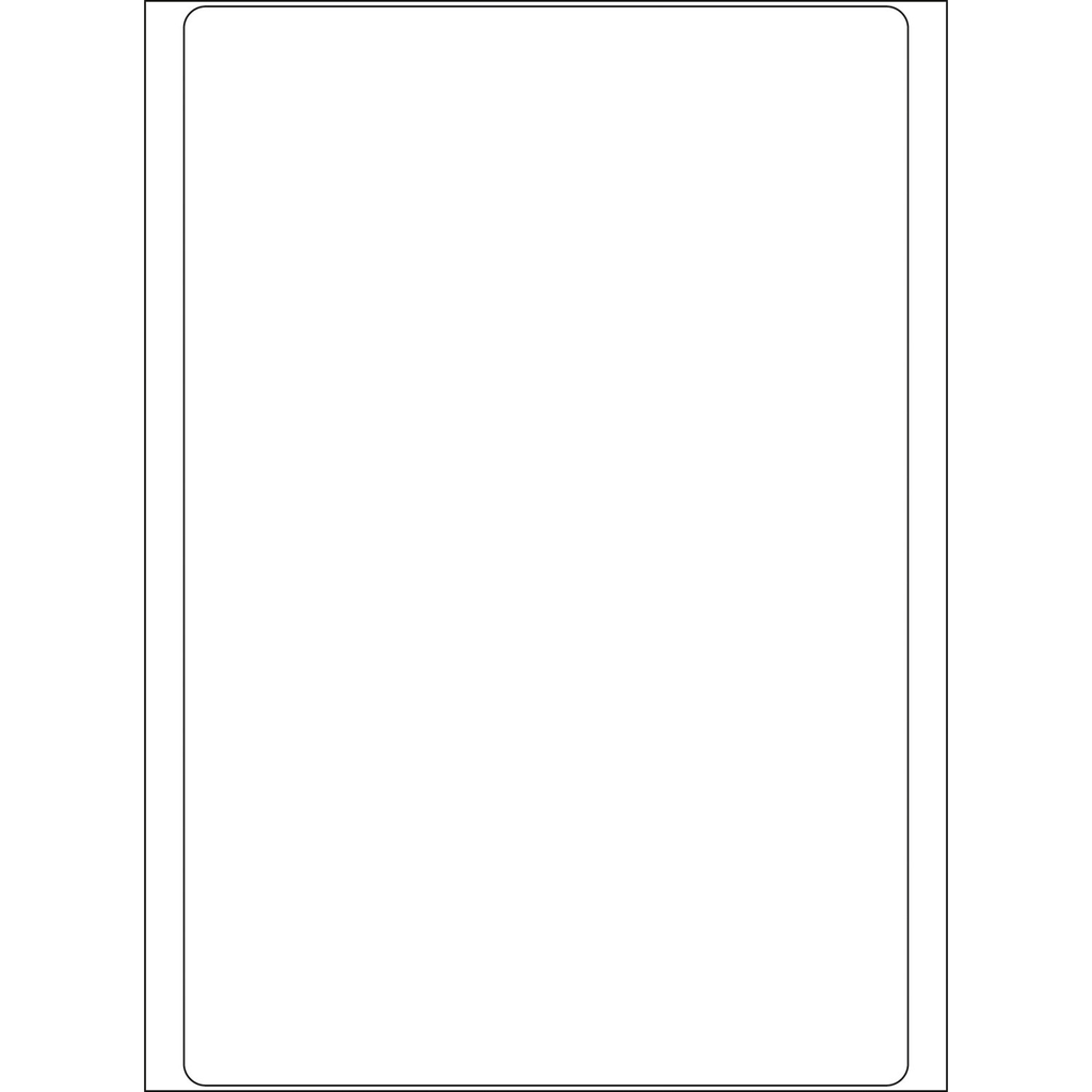 HERMA Vielzwecketiketten 100x149 mm weiß Papier matt Handbeschriftung 32 St. - Weiß - Abgerundetes Rechteck - Deutschland - 100 mm - 149 mm - 11,1 cm