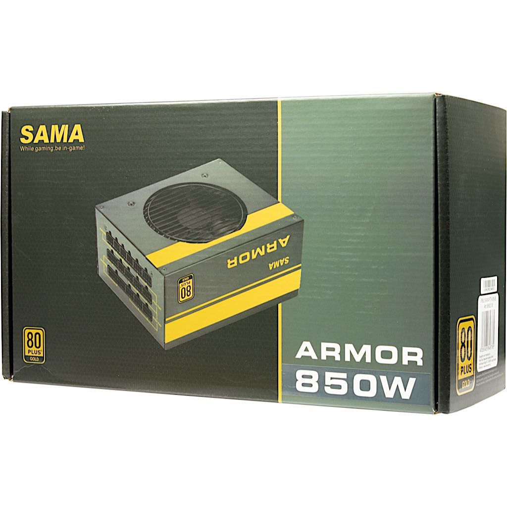 Inter-Tech Netzteil 850W SAMA FTX-850-B Armor Gold-Power retail