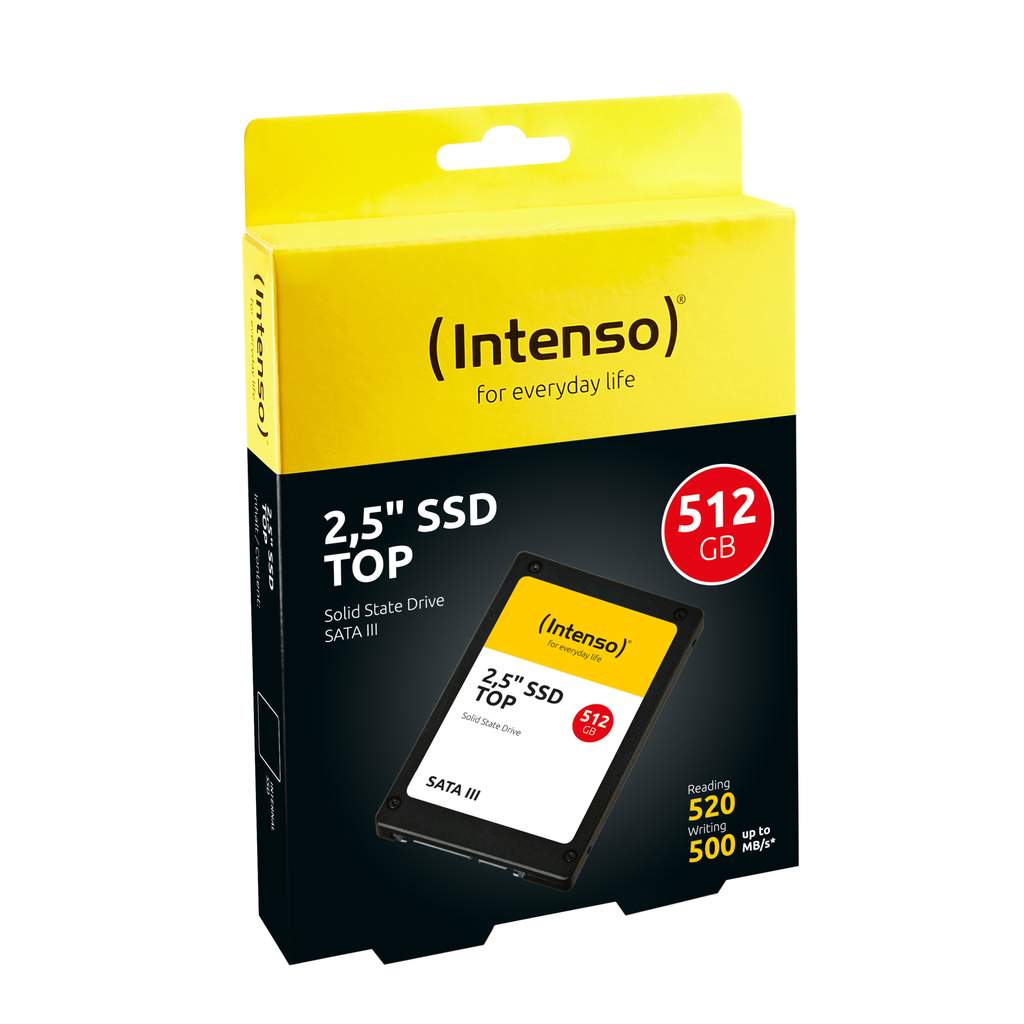 Intenso Top Performance - 512 GB - 2.5" - 520 MB/s - 6 Gbit/s