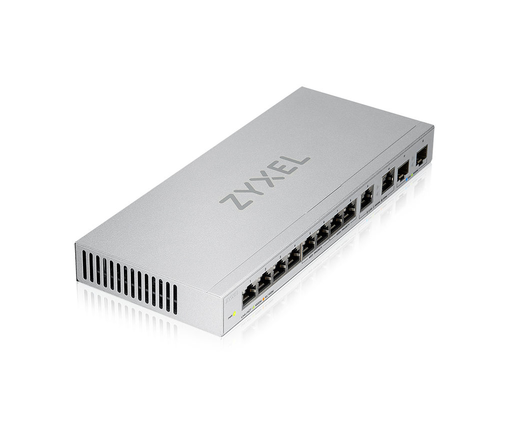 ZyXEL XGS1010-12 - Unmanaged - Gigabit Ethernet (10/100/1000) - Wandmontage