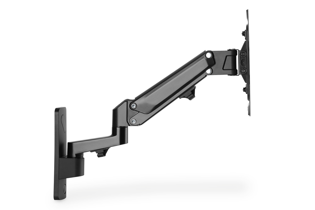 DIGITUS Universal Monitor-Wandhalterung mit Gasdruckfeder und Schwenkarm