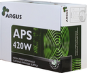 Inter-Tech Argus APS - 420 W - 115 - 230 V - 47 - 63 Hz - +12V1,+12V2,+3.3V,+5V,+5Vsb,-12V - Aktiv - 103 W