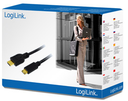 LogiLink CH0021 - 1 m - HDMI Typ A (Standard) - HDMI Type C (Mini) - 8,16 Gbit/s - Schwarz