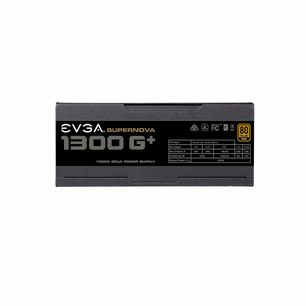 EVGA 1300W SuperNOVA 1300 G+ Fully Modular 80+Gold - 80 PLUS Gold