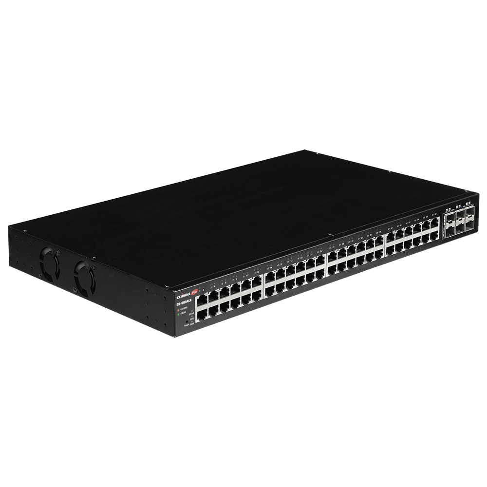 Edimax GS-5654LX 54-port gigabit web smart switch with 6sfp+ 10g ports - Switch - 216 Gbps