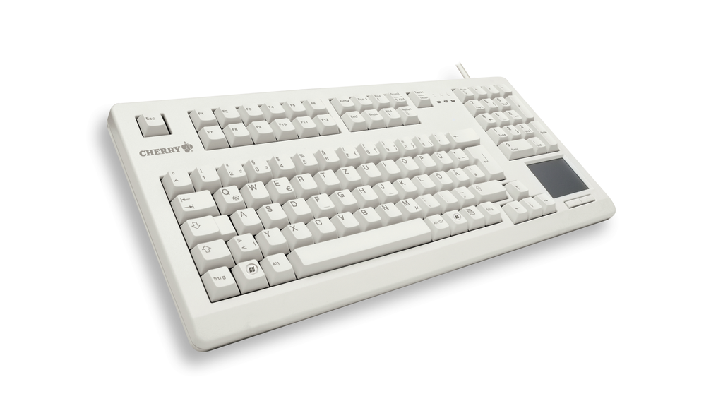 Cherry Advanced Performance Line TouchBoard G80-11900 - Tastatur - 1.000 dpi - 105 Tasten QWERTY - Grau