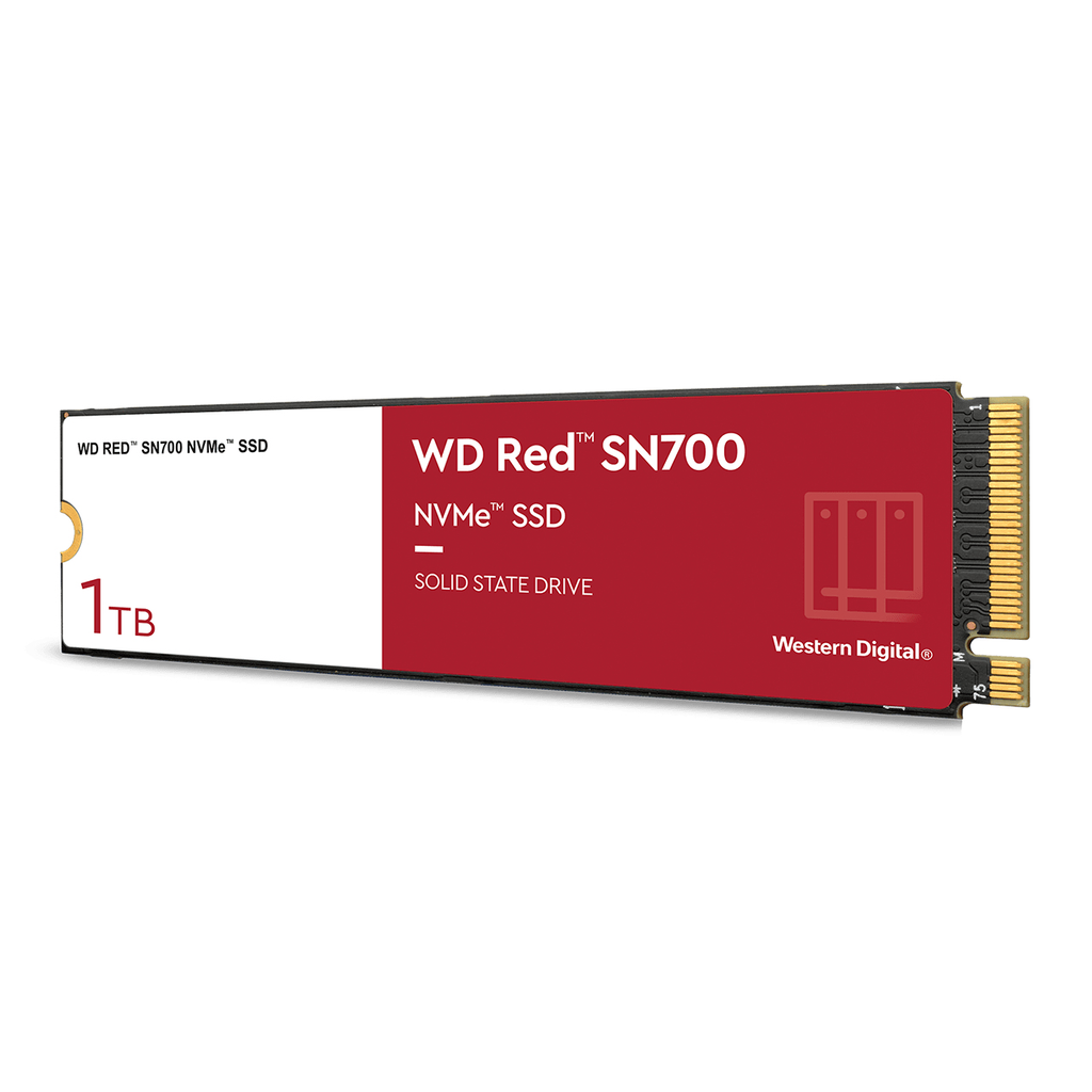 WD SSD Red SN700 1TB NVMe M.2 PCIE Gen3 - Solid State Disk - NVMe