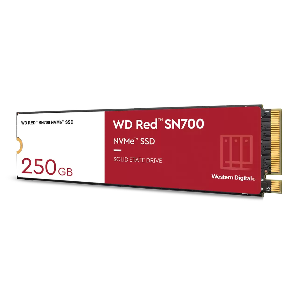 WD SSD Red SN700 250GB NVMe M.2 PCIE Gen3 - Solid State Disk - NVMe