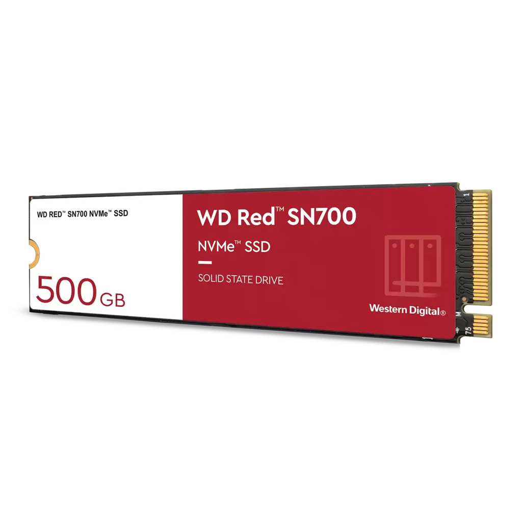 WD SSD Red SN700 500GB NVMe M.2 PCIE Gen3 - Solid State Disk - NVMe