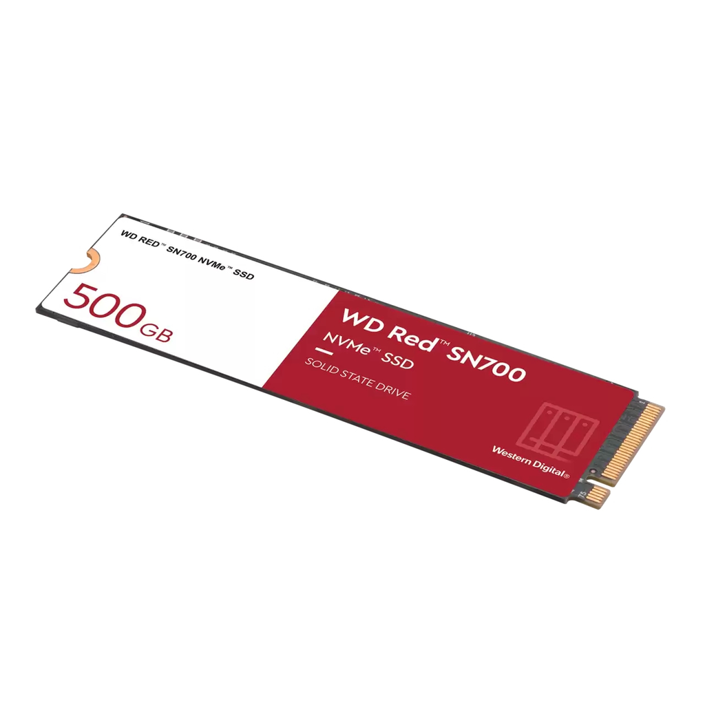 WD SSD Red SN700 500GB NVMe M.2 PCIE Gen3 - Solid State Disk - NVMe