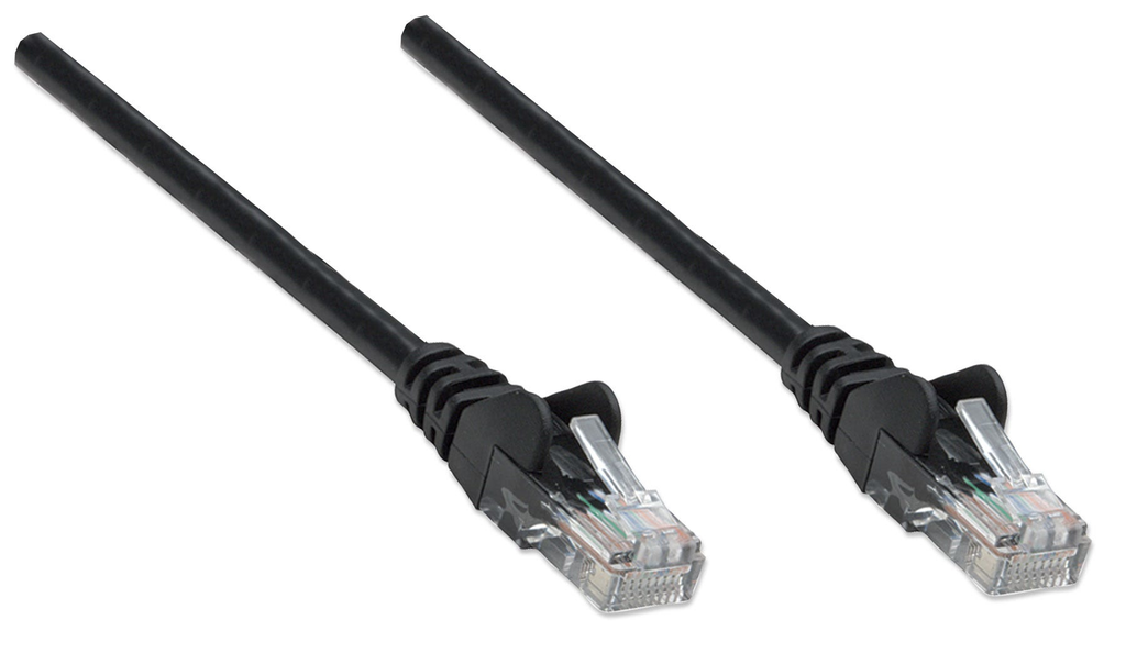 Intellinet Netzwerkkabel - Cat5e - U/UTP - CCA - Cat5e-kompatibel - RJ45-Stecker/RJ45-Stecker - 15,0 m - schwarz - 15 m - Cat5e - U/UTP (UTP) - RJ-45 - RJ-45 - Schwarz
