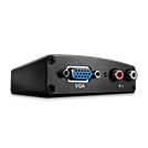 Lindy VGA & Audio to HDMI Converter - Videokonverter - VGA