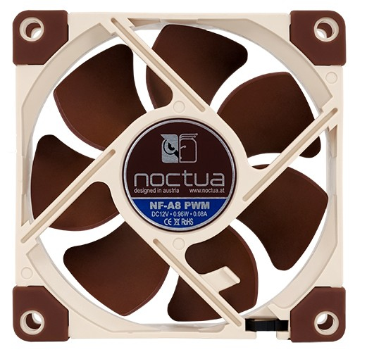 Noctua NF-A8 PWM - Kühler - 8 cm - 450 RPM - 2200 RPM - 17,7 dB - 55,5 m³/h