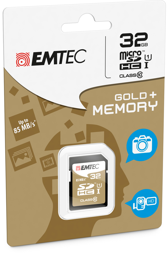 EMTEC Gold+ - Flash-Speicherkarte - 32 GB