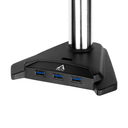 Arctic Z3 Pro (Gen 3) - Dreifach-Monitorarm mit USB 3.0 Hub - 15 kg - 81,3 cm (32 Zoll) - 75 x 75 mm - 100 x 100 mm - Höhenverstellung - Schwarz