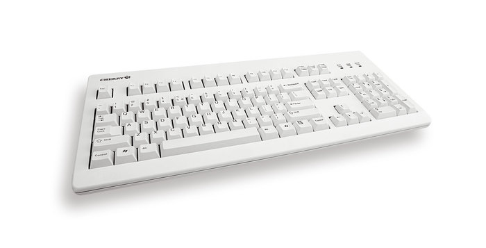 Cherry Classic Line G80-3000 - Tastatur - Laser - 105 Tasten QWERTZ - Grau