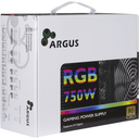 Inter-Tech Argus RGB-750W CM II - 750 W - 100 - 240 V - 47 - 63 Hz - Aktiv - 100 W - 750 W