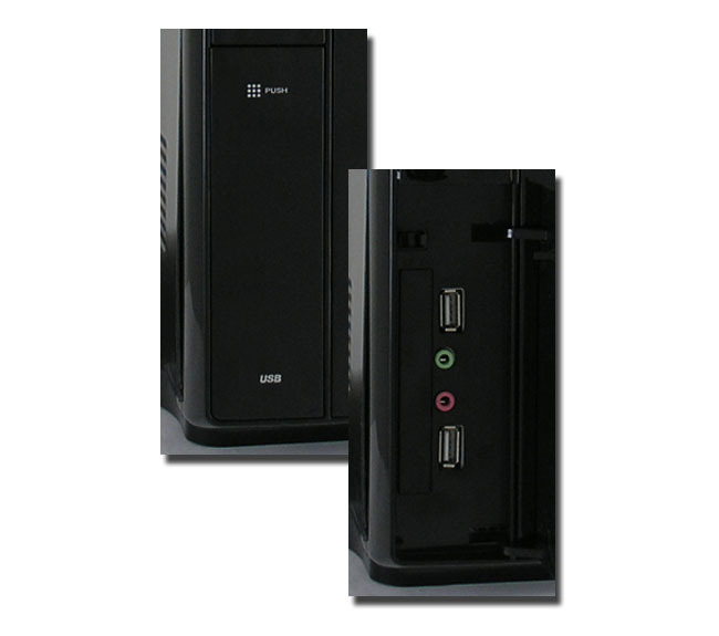 LC-Power LC-1400MI - Mini Tower - PC - Metall - Schwarz - micro ATX - Mini-ITX - 7,5 cm