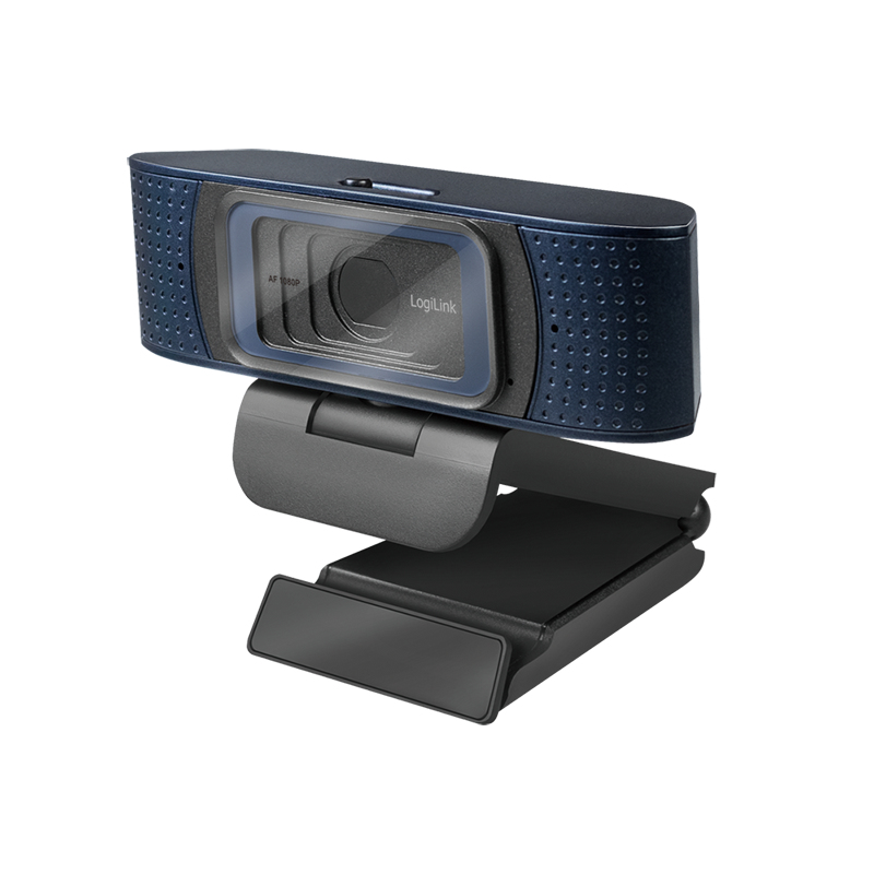 LogiLink HD-USB-Webcam Pro - 80° - Dual-Mikrofon - Autofokus - Sichtschutzabdeckung - 2 MP - 1920 x 1080 Pixel - 30 fps - 640x480@30fps,1280x720@30fps,1920x1080@30fps - 1080p - MJPEG