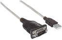 Manhattan Kabel USB / seriell - USB (M) bis DB-9 (M) - 45 cm