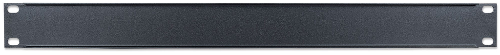 Intellinet 19" Blindabdeckung - 1 HE - schwarz - Blindplatte - Schwarz - Stahl - 1U - 48,3 cm (19 Zoll) - 483 mm