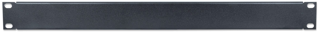 Intellinet 19" Blindabdeckung - 1 HE - schwarz - Blindplatte - Schwarz - Stahl - 1U - 48,3 cm (19 Zoll) - 483 mm