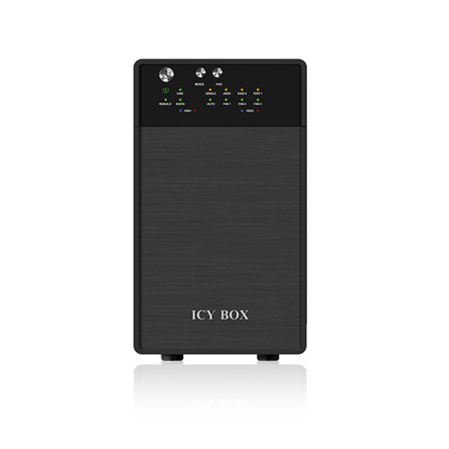 ICY BOX IB-RD3620SU3 - SATA - Serial ATA II - Serial ATA III - 3.5 Zoll - 1,11 kg - Desktop - Schwarz