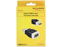 Delock 65586 - HDMI-A - VGA - Schwarz - Weiß