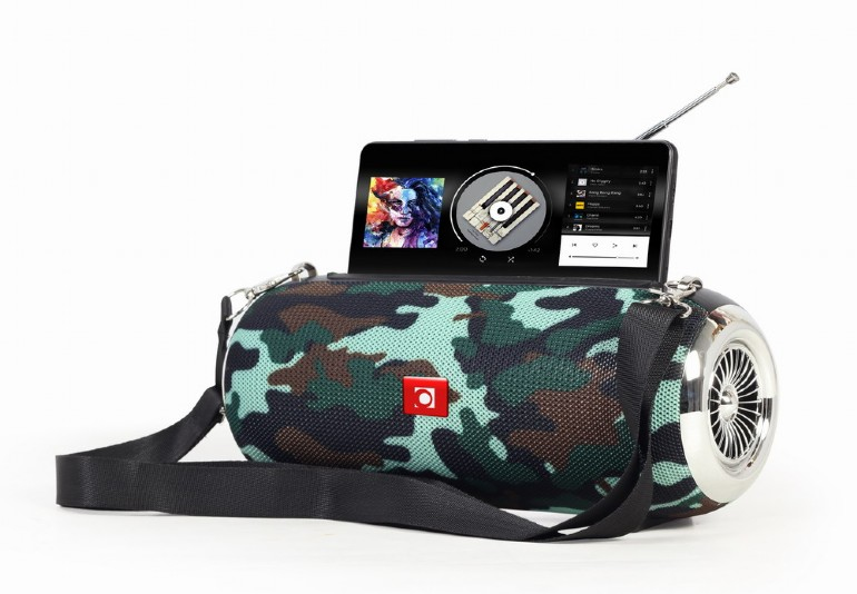 Gembird SPK-BT-17 portable Bluetooth speaker with FM-radio camo - Lautsprecher