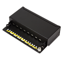 LogiLink Patch Panel - RJ-45 X 8 - Schwarz, RAL 9005