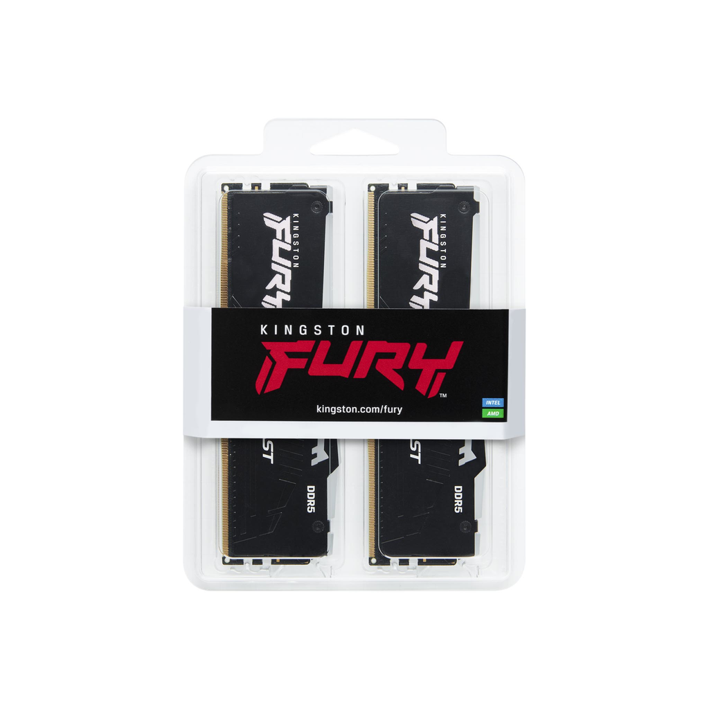 Kingston 32GB 5600 DDR5 DIMM Kit2 FURY Beast RGB - 32 GB