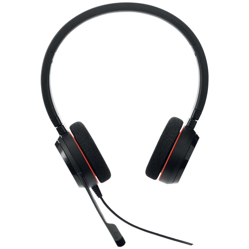 Jabra Evolve 20 MS Stereo - Kopfhörer - Kopfband - Büro/Callcenter - Schwarz - Binaural - Lautstärke + - Lautsärke -