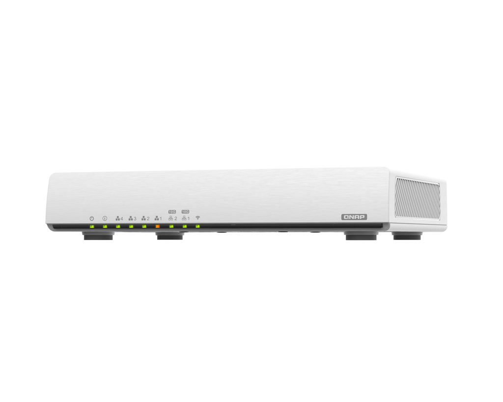 QNAP QHora-301W - Wi-Fi 6 (802.11ax) - Dual-Band (2,4 GHz/5 GHz) - Weiß - Tabletop-Router