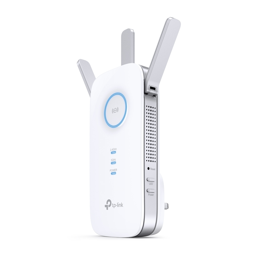 TP-LINK RE550 - Netzwerksender - 1900 Mbit/s - 10,100,1000 Mbit/s - Extern - 23 dbm - 10/100/1000Base-T(X)