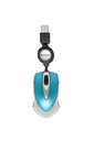 Verbatim Go Mini - Beidhändig - Optisch - USB Typ-A - 1000 DPI - Blau - Silber