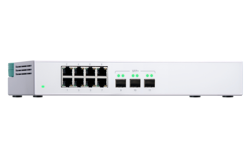 QNAP QSW-308S - Unmanaged - Gigabit Ethernet (10/100/1000)