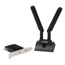 Edimax EW-7833AXP - Verkabelt - PCI Express - WLAN / Bluetooth - Wi-Fi 6 (802.11ax) - 2400 Mbit/s - Schwarz