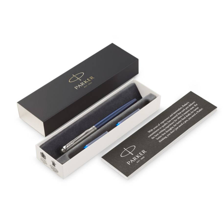 Parker Jotter - Schwarz - Blau - Edelstahl - Edelstahl - Edelstahl - Medium - Geschenkbox - 1 Stück(e)