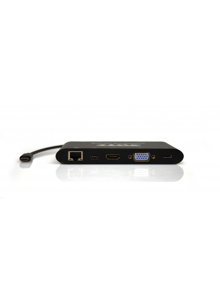 PORT Designs 901906 - USB 3.2 Gen 1 (3.1 Gen 1) Type-C - HDMI,RJ-45,USB 3.2 Gen 1 (3.1 Gen 1) Type-A,USB 3.2 Gen 1 (3.1 Gen 1) Type-C,VGA,mini DisplayPort - 3840 x 2160 Pixel - MMC,MicroSD (TransFlash),SD - 5000 Mbit/s - Schwarz