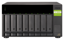 QNAP TL-D800C - HDD / SSD-Gehäuse - 2.5/3.5 Zoll - Serial ATA II,Serial ATA III - 6 Gbit/s - Hot-Swap - Schwarz - Grau
