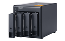 QNAP TL-D400S - HDD / SSD-Gehäuse - 2.5/3.5 Zoll - Serial ATA II,Serial ATA III - 6 Gbit/s - Hot-Swap - Schwarz - Grau