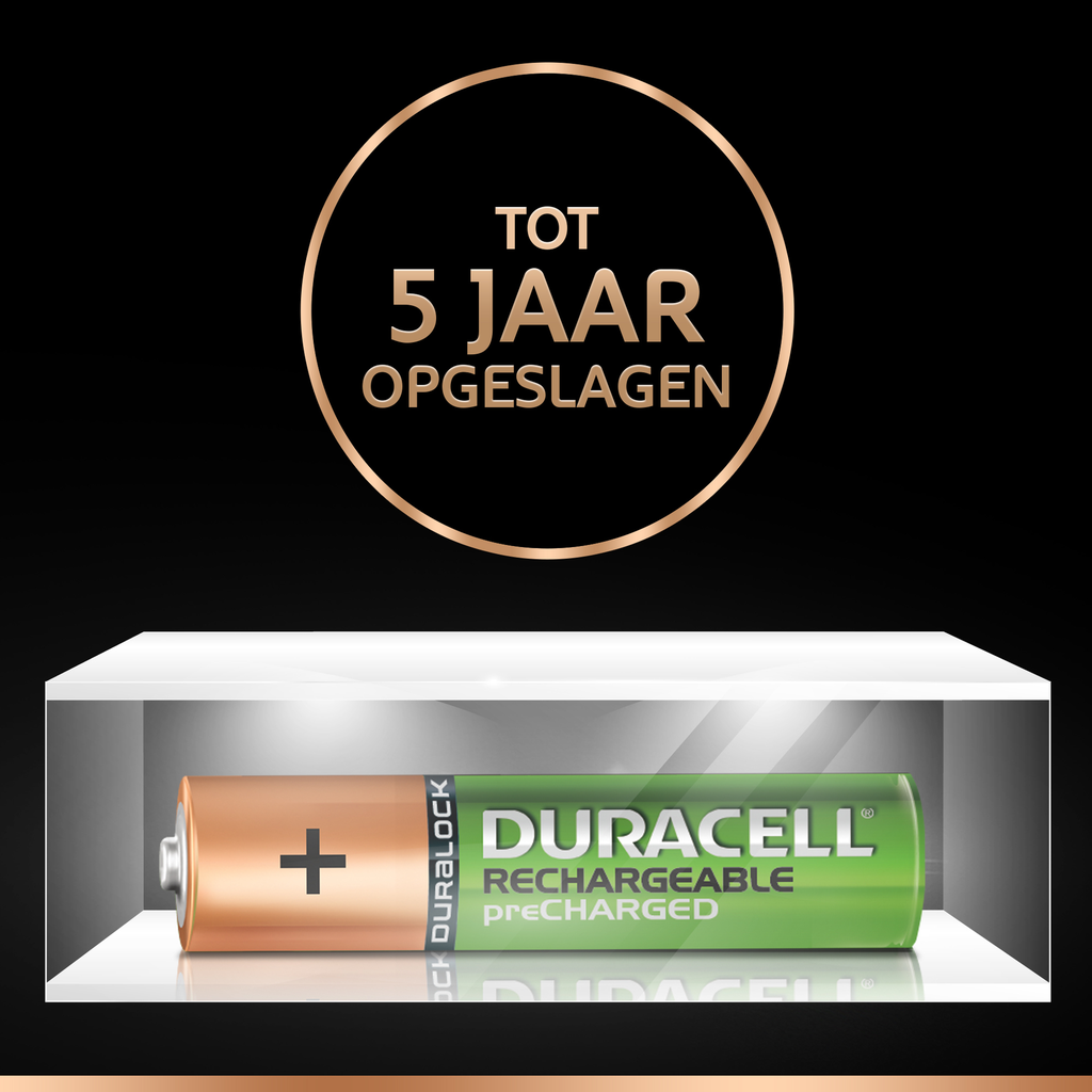 Duracell StayCharged HR03 Micro AAA -Akku NiMH 900 mAh 1.2 V 4 St. - Batterie - Micro (AAA)