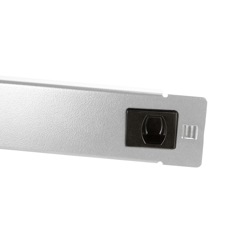 LogiLink PN105G - Blindplatte - Grau - Metall - 1U - 48,3 cm (19 Zoll) - 44,5 mm