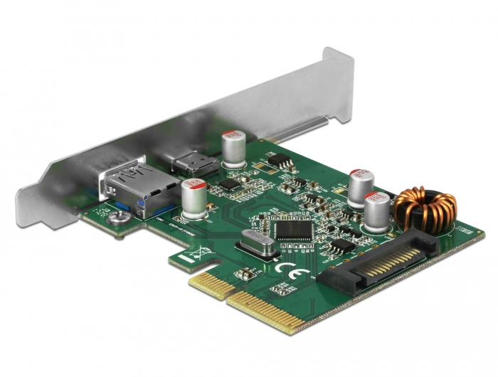 Delock 90299 - PCIe - USB 3.2 Gen 1 (3.1 Gen 1) - PCIe 3.0 - China - Asmedia ASM3142 - 10 Gbit/s